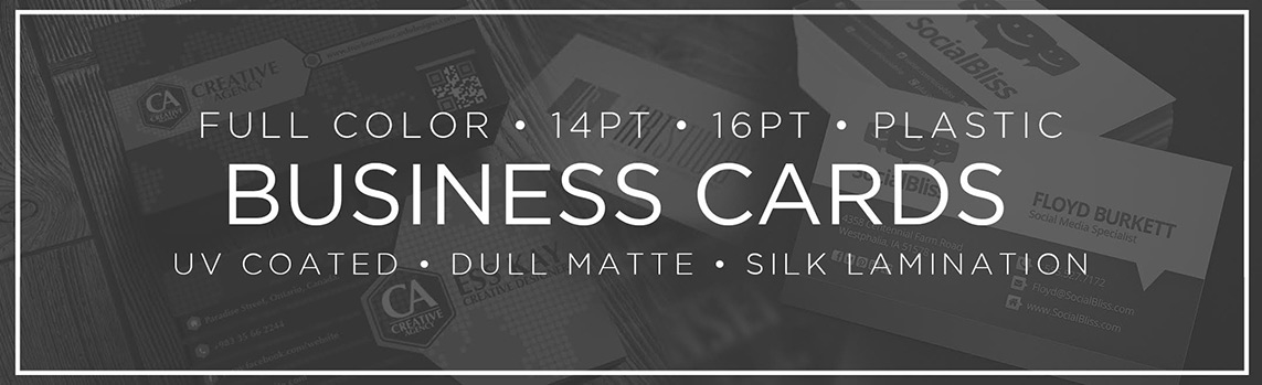 New - 16pt Silk Laminated Business Cards Printing in Miami