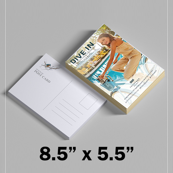 Flyers / Postcards: 8.5 x 5.5